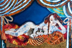 Yolanda Zerboni, Valentina (2011) - Tecnica mista su stoffa